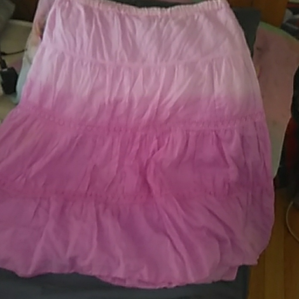 Pink skirt